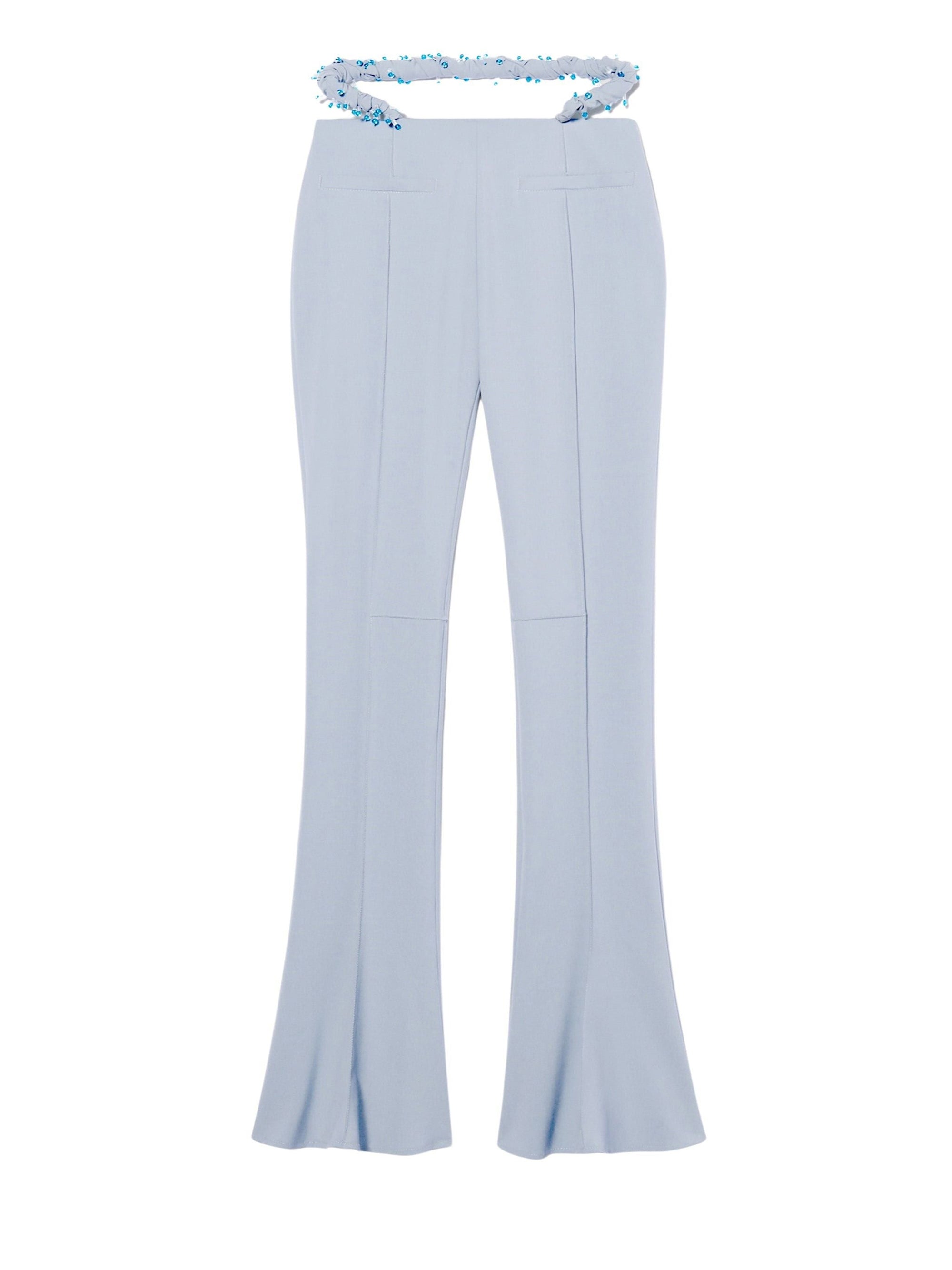 Pantalon Perli en laine - Light Blue