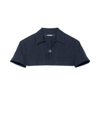 T-shirt court Bebi avec fermoir - Navy