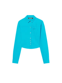 Chemise Aqua cintrée - Turquoise