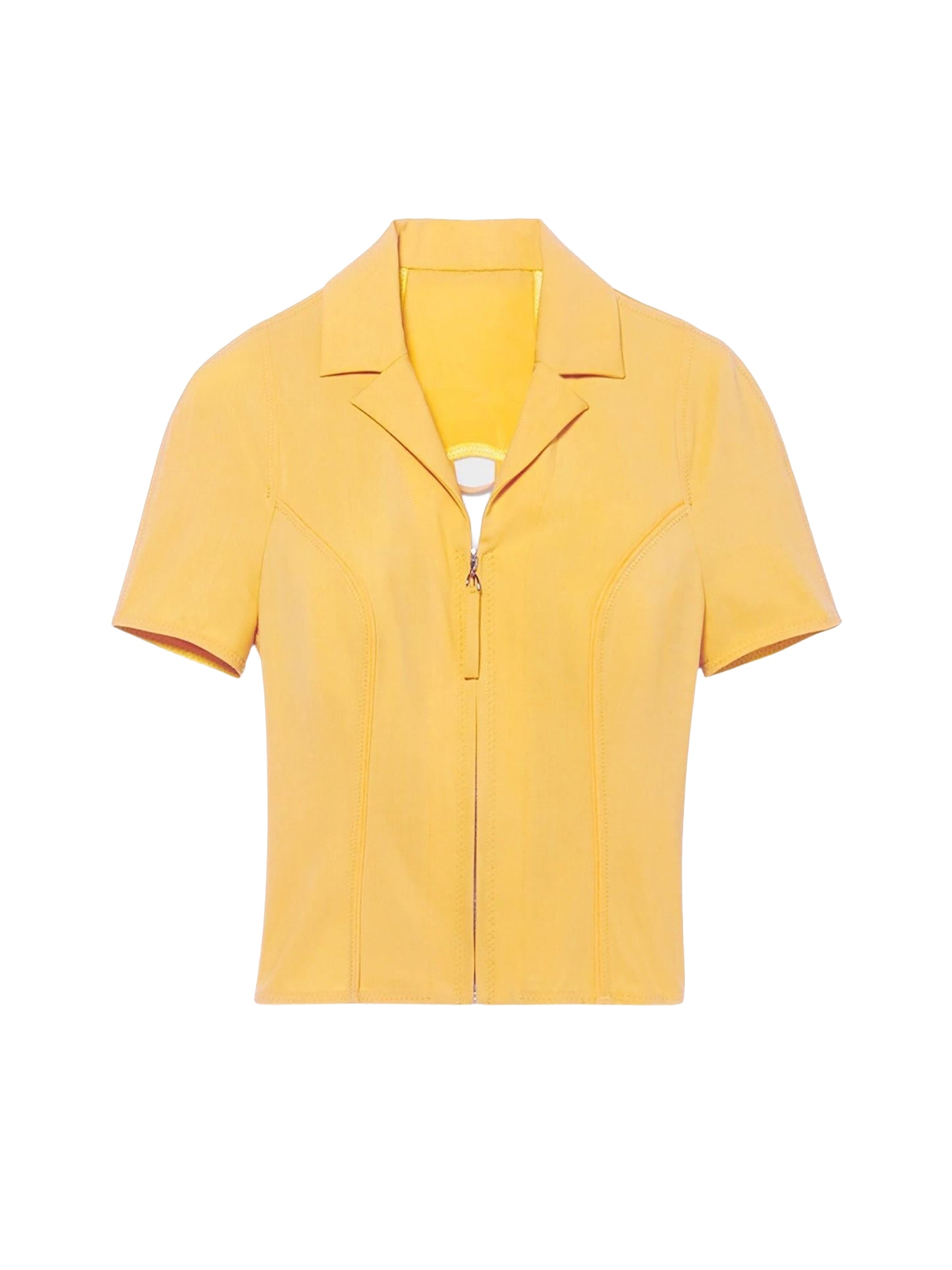 Chemise Tangelo dos nu en laine - Orange