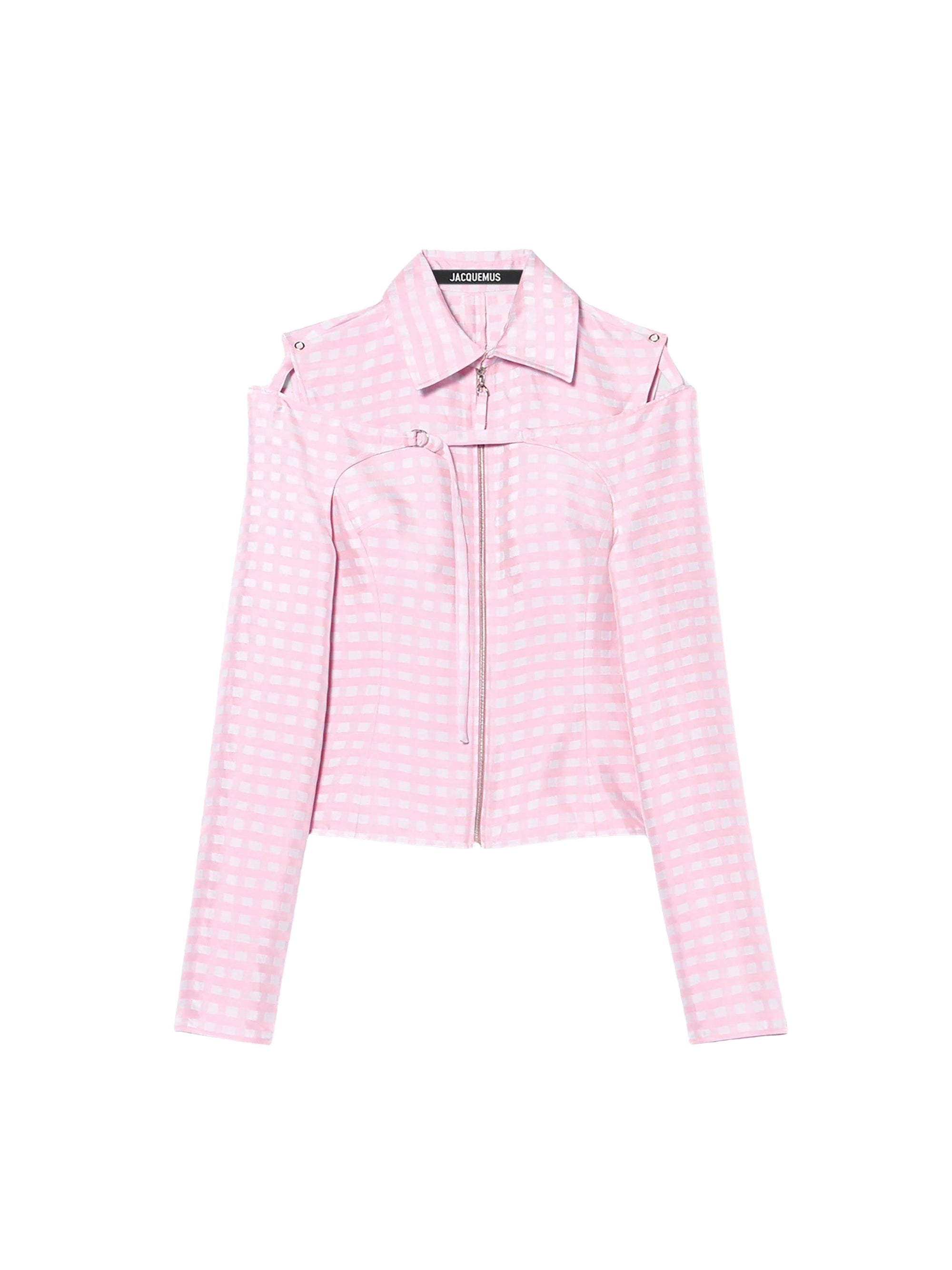 PINK CHECKS LA CHEMISE MORANGO
