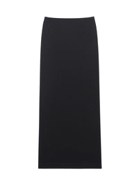 Jupe Pina longue en laine - Black