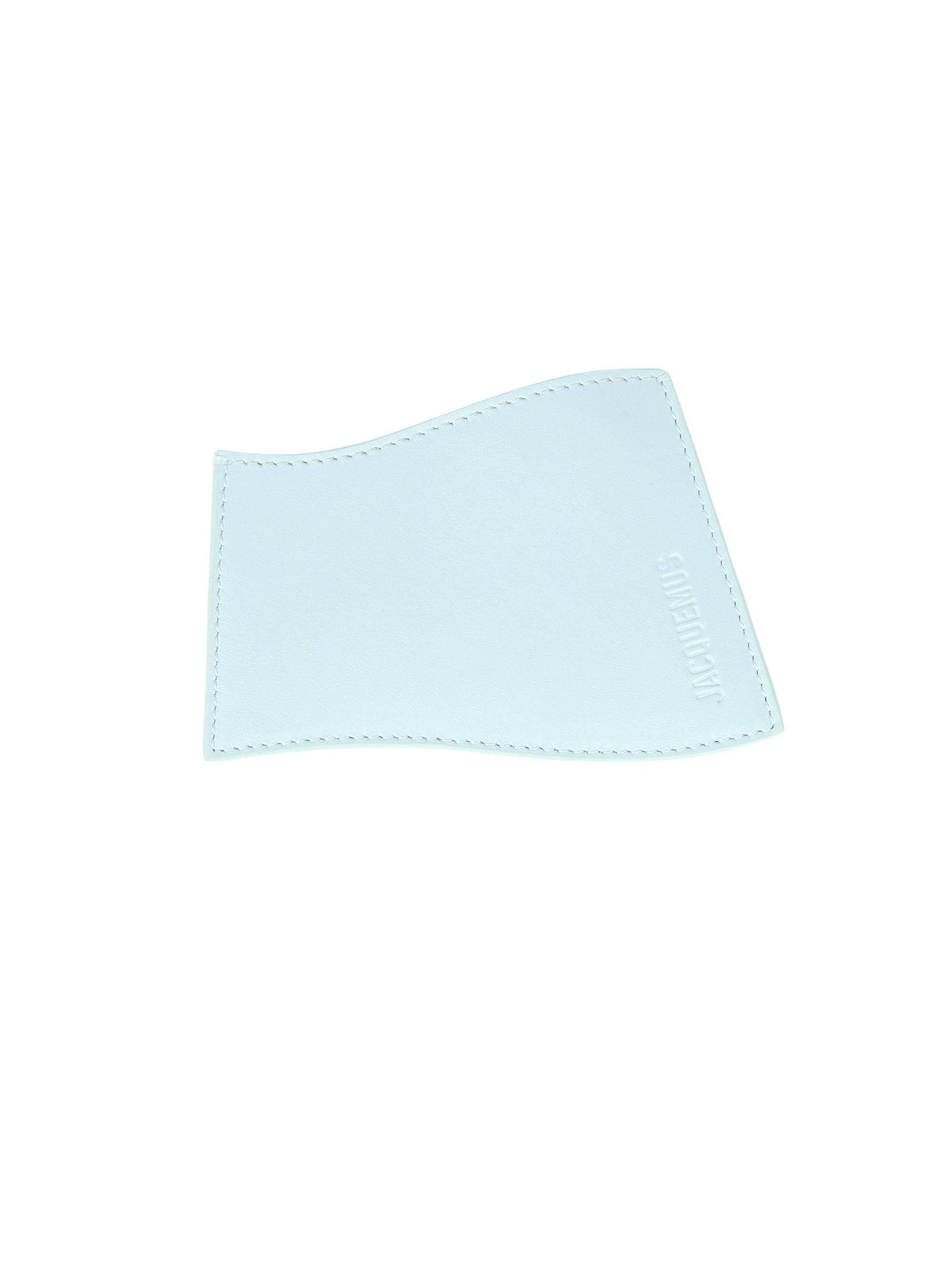 Porte Vague en cuir - Light Blue