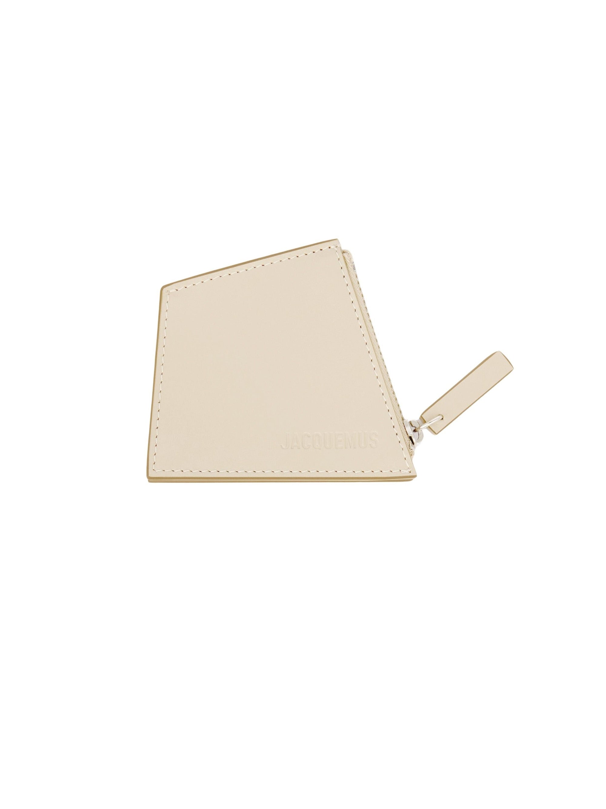Porte Trapezu en cuir - Beige