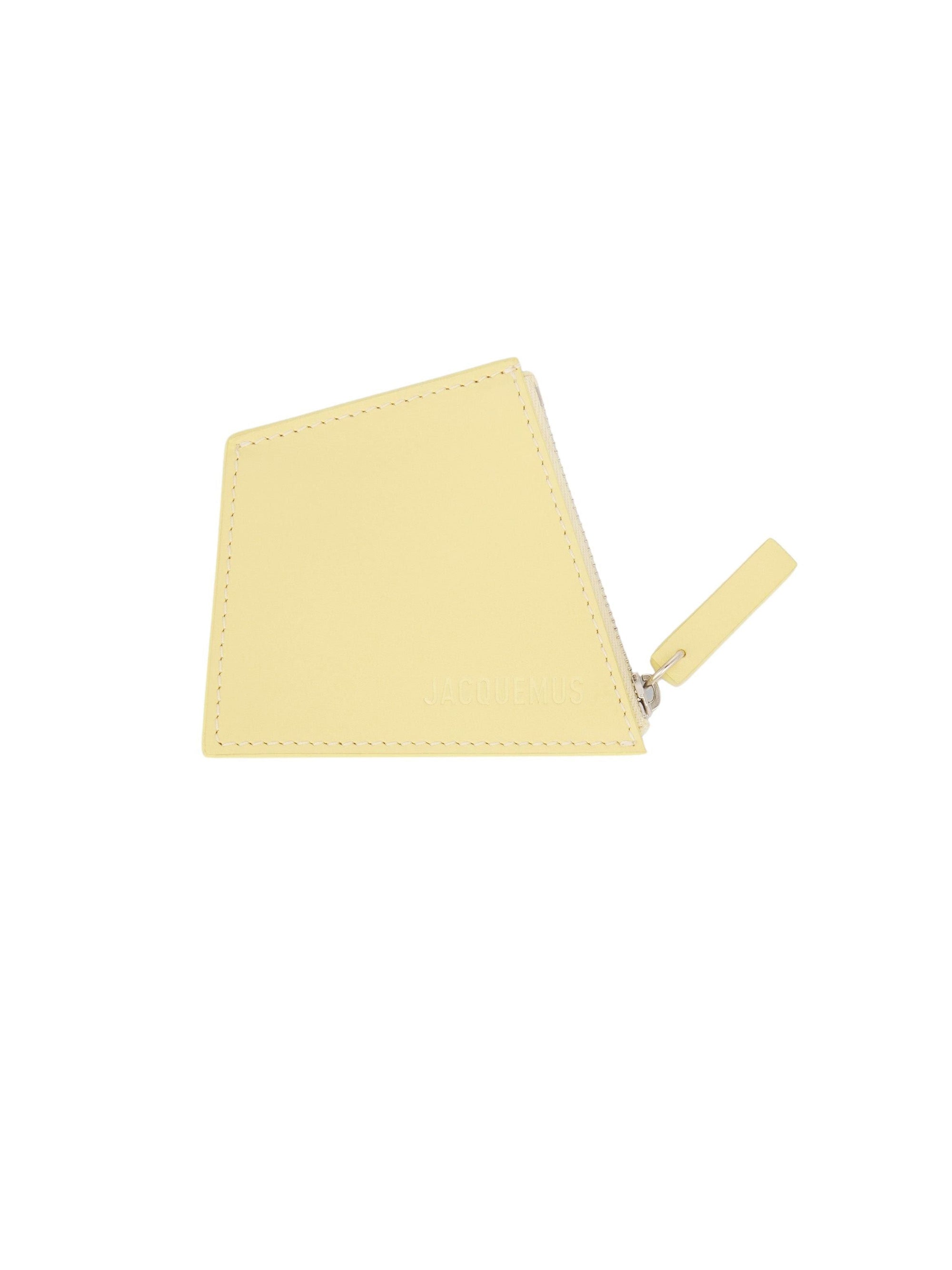 Porte Trapezu en cuir - Light Yellow
