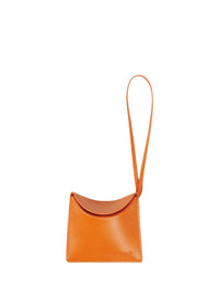 Petite pochette Pitchoun en cuir - Orange
