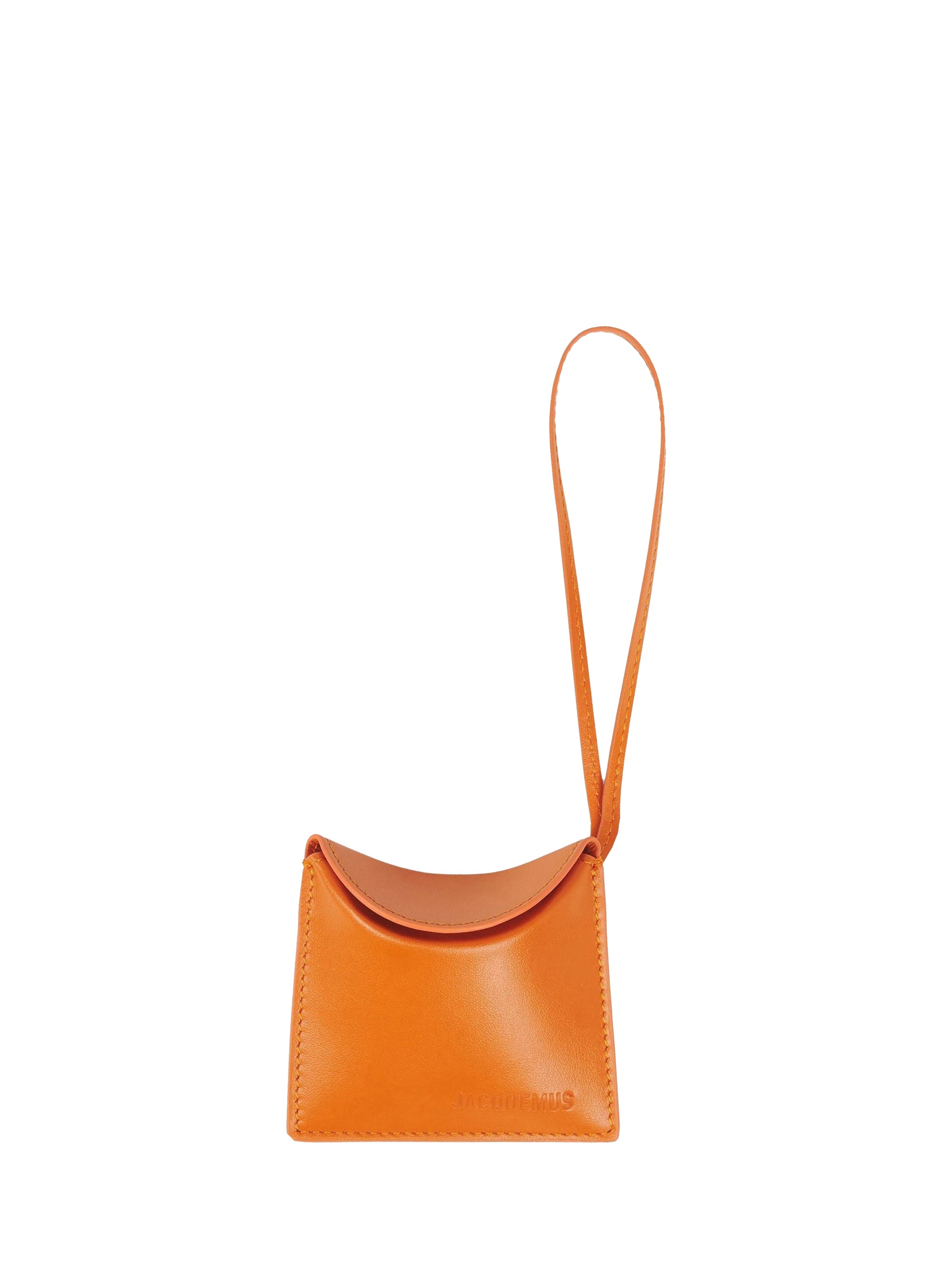 Petite pochette Pitchoun en cuir - Orange