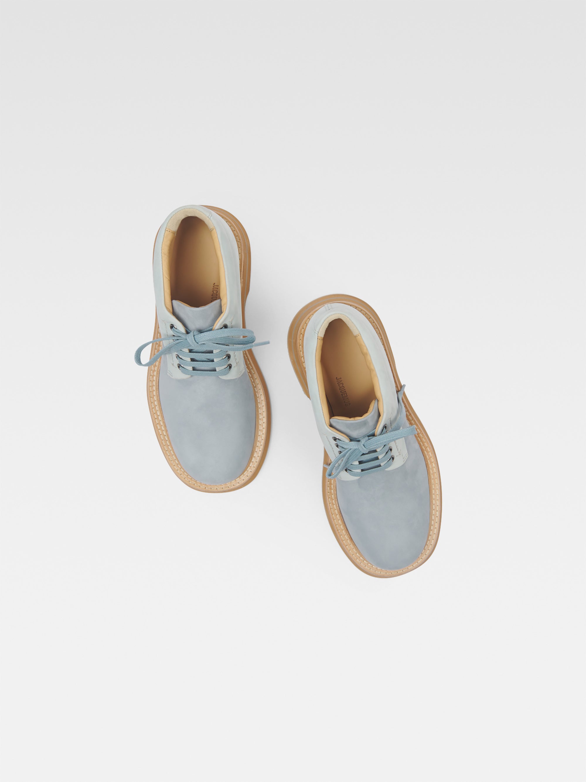 Chaussures Bricolo en cuir - Light Blue