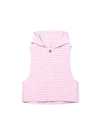 PINK CHECKS LE GILET ROSA