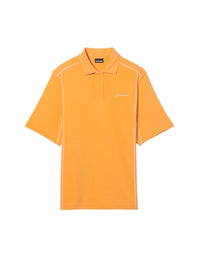 Polo Vainilla à surpiqures - Orange