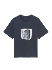 T-shirt à logo Glacon - Ice Cube Navy