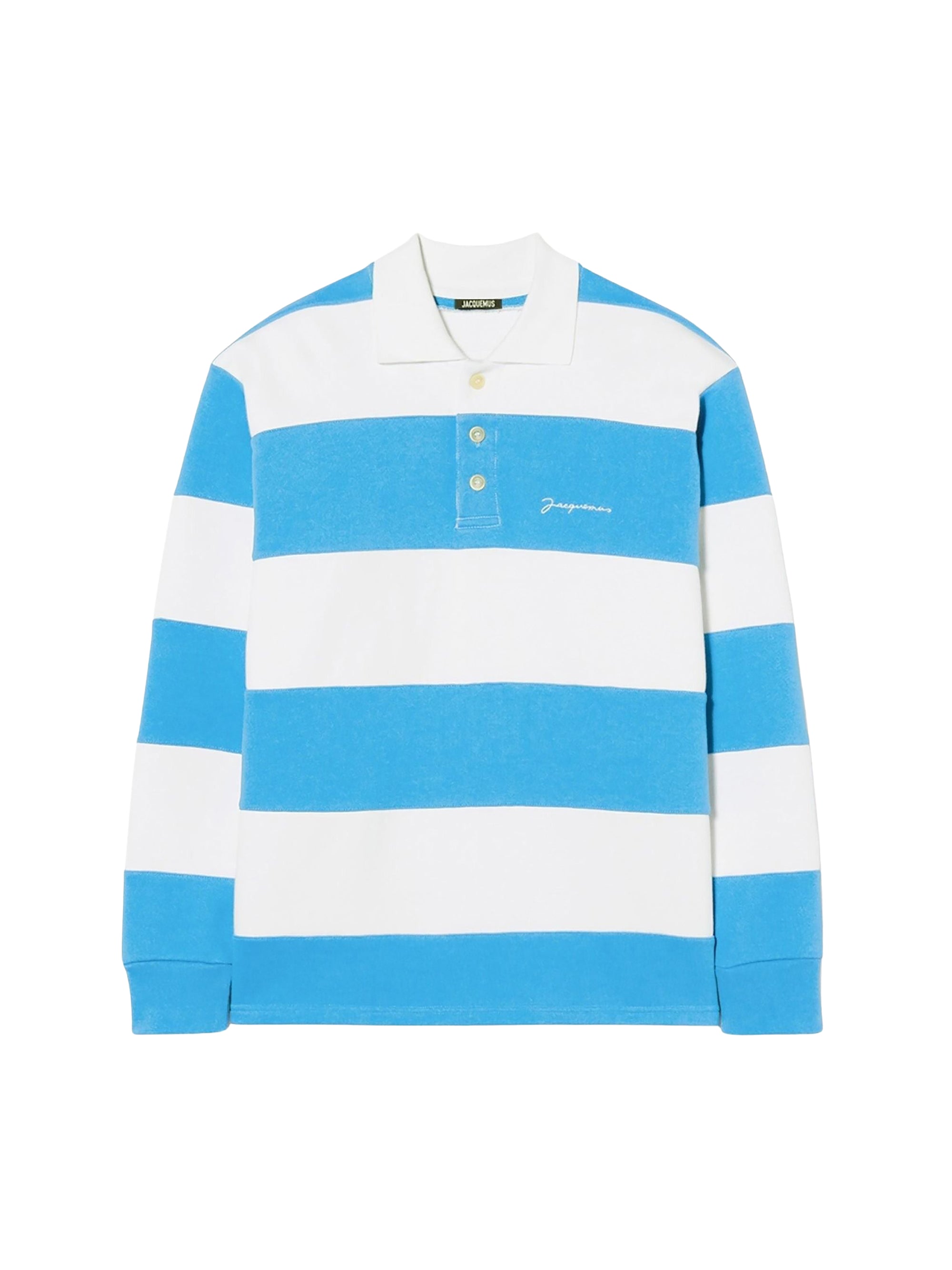 Chemise polo à rayures - Multi Blue