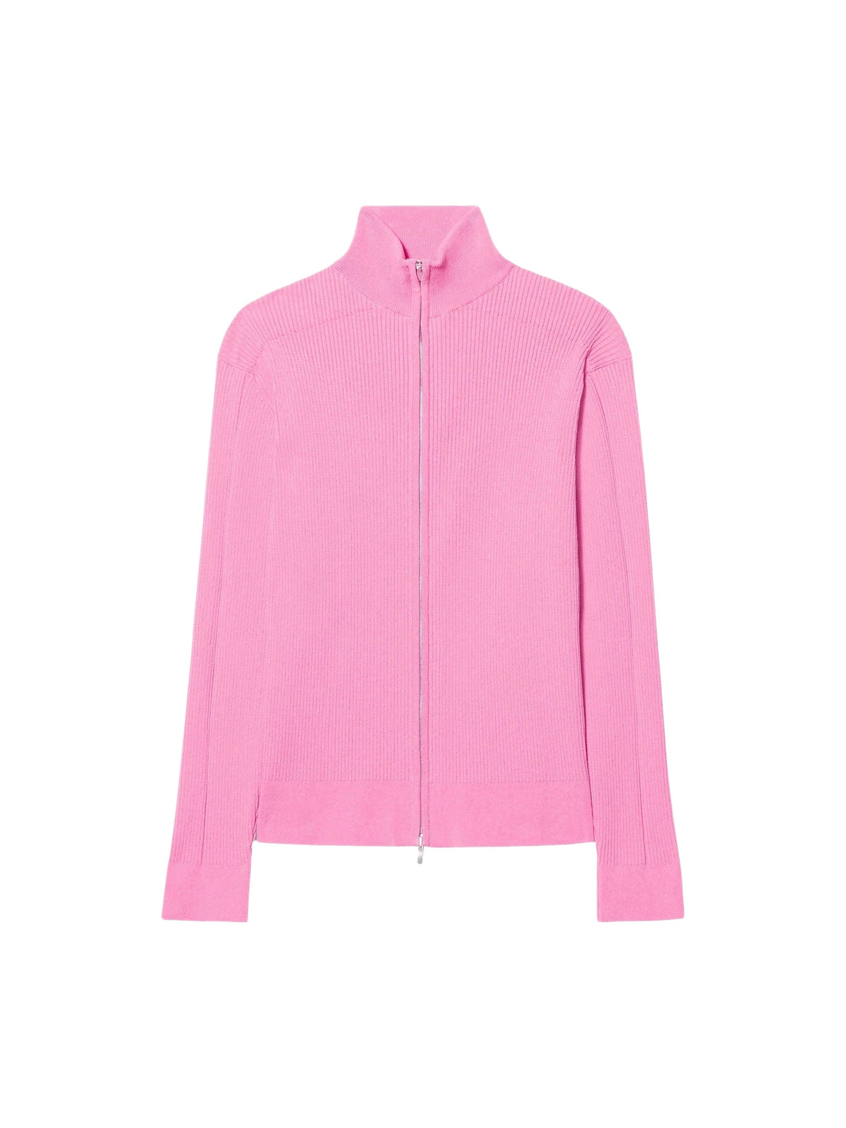 90€ / 33 sold //80 QTY / ST41%   Pull zippé Frescu avec logo - Pink