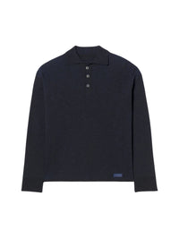 Pull Teramo en maille - Dark Navy