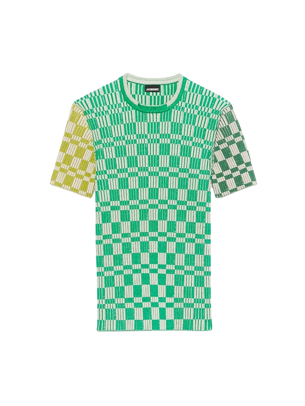 60€ / 2 sold //2 QTY / ST100%   T-shirt Gelati tricolore - Multi Green