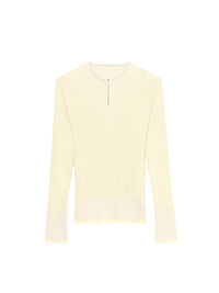 Pull en maille Giallo - Light Yellow