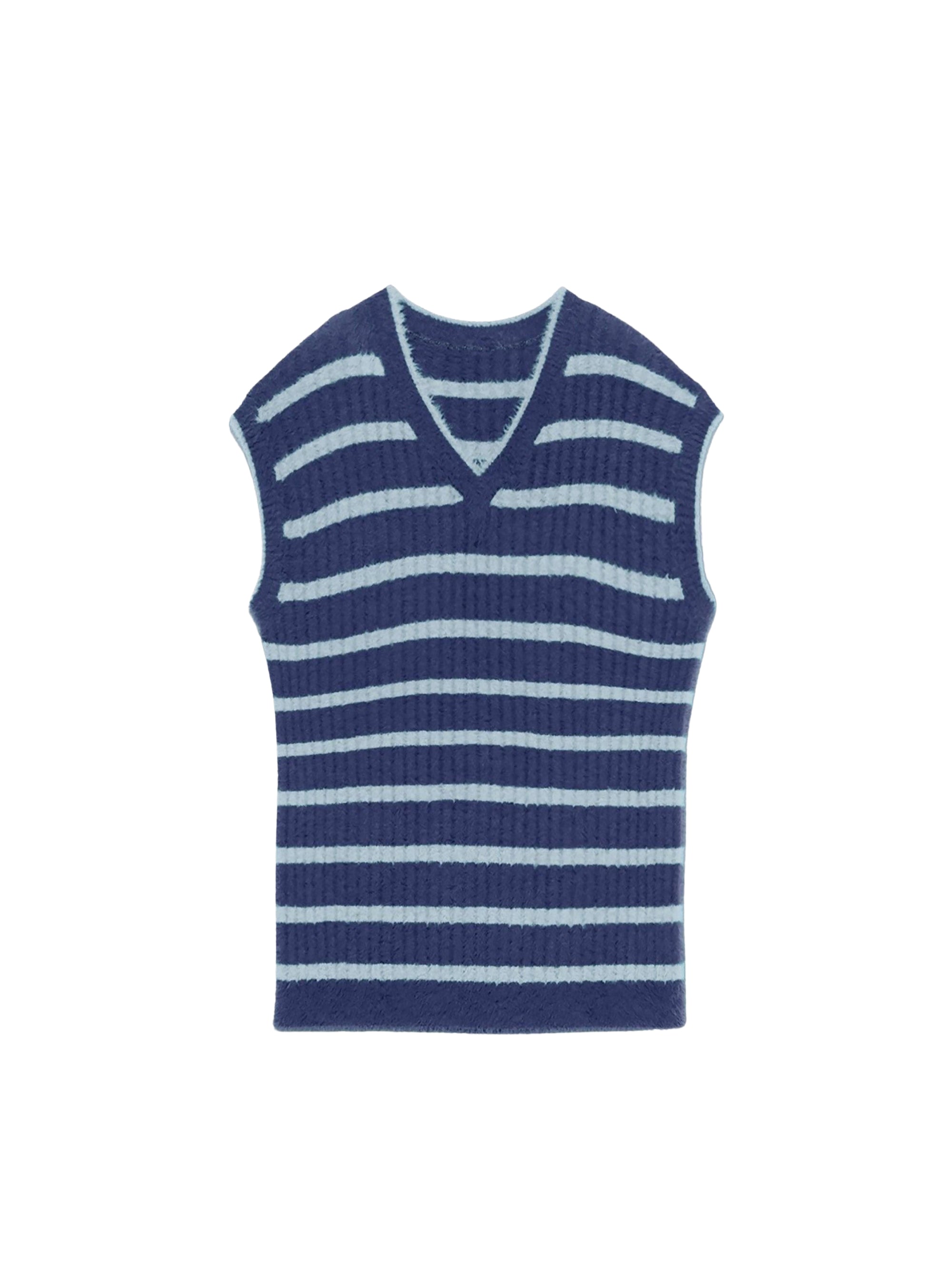 Gilet Neve rayé - Multi Blue