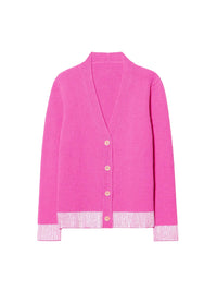 Cardigan Limone bicolore - Pink