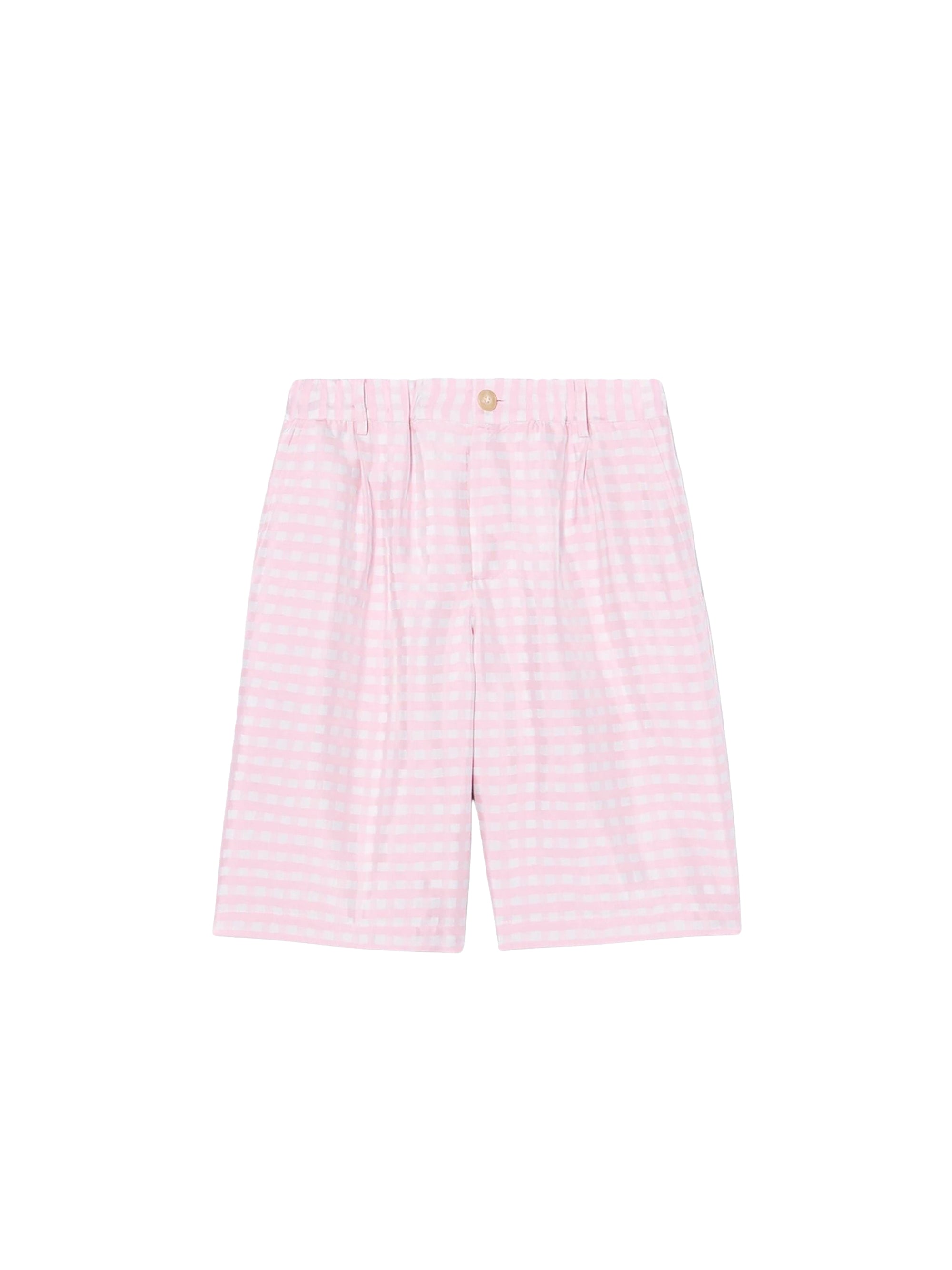 Short Gelati taille mi-haute - Pink Checks