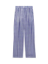 Pantalon Mela à pinces - Navy Checks