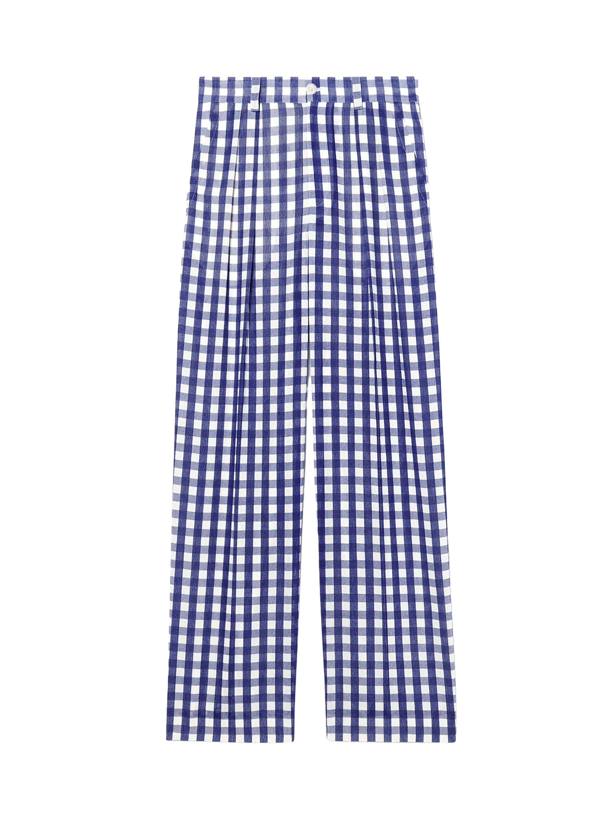 Pantalon Mela à pinces - Navy Checks