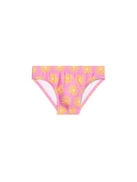 Bas de maillot de bain - Print Orange & Pink Flowers