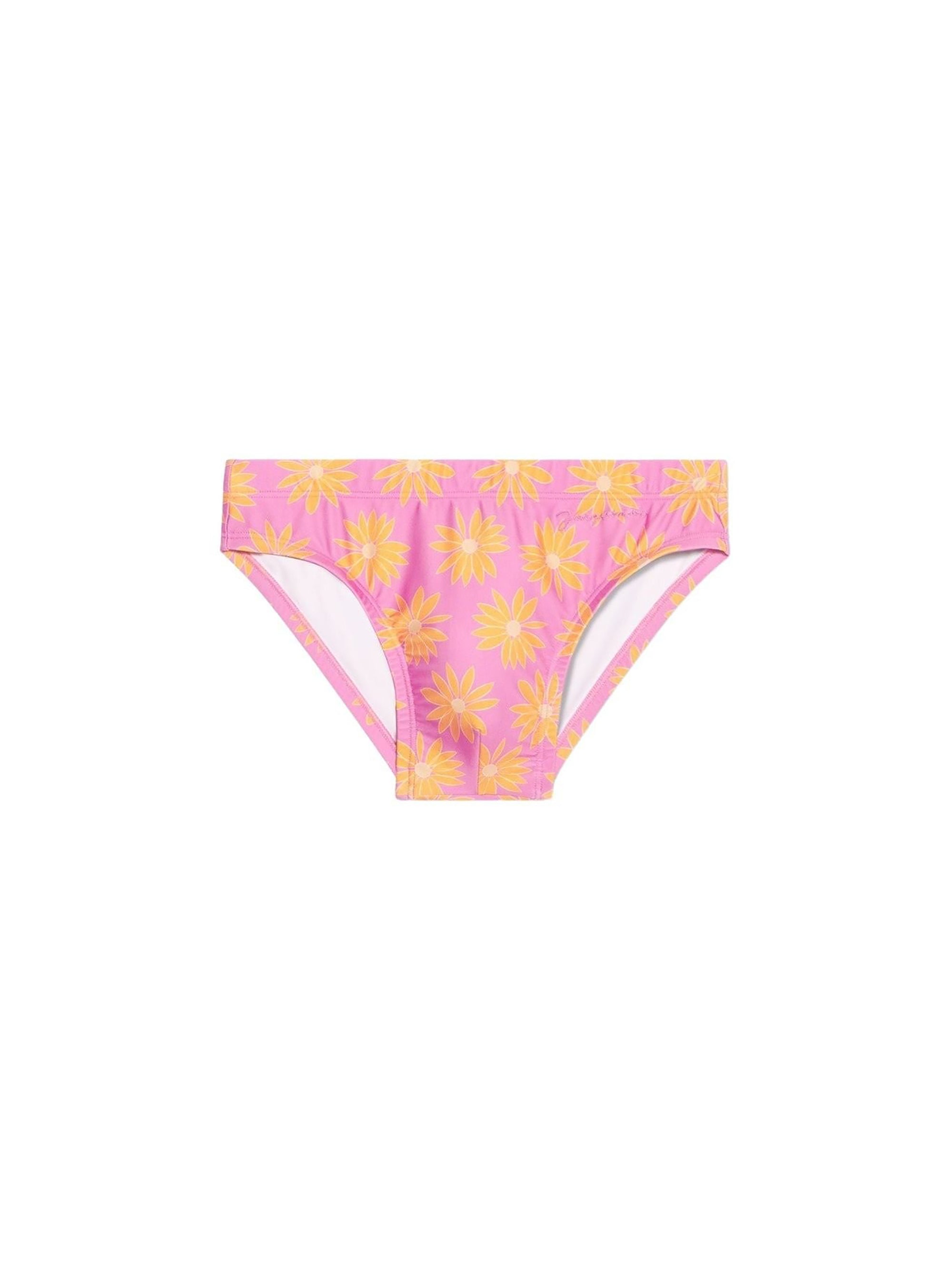 Bas de maillot de bain - Print Orange & Pink Flowers