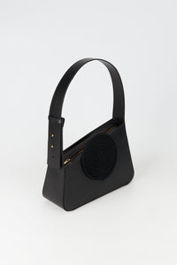 BLACK ALBERT M PASSEMENTERIE Sac passementerie asymétrique en cuir
