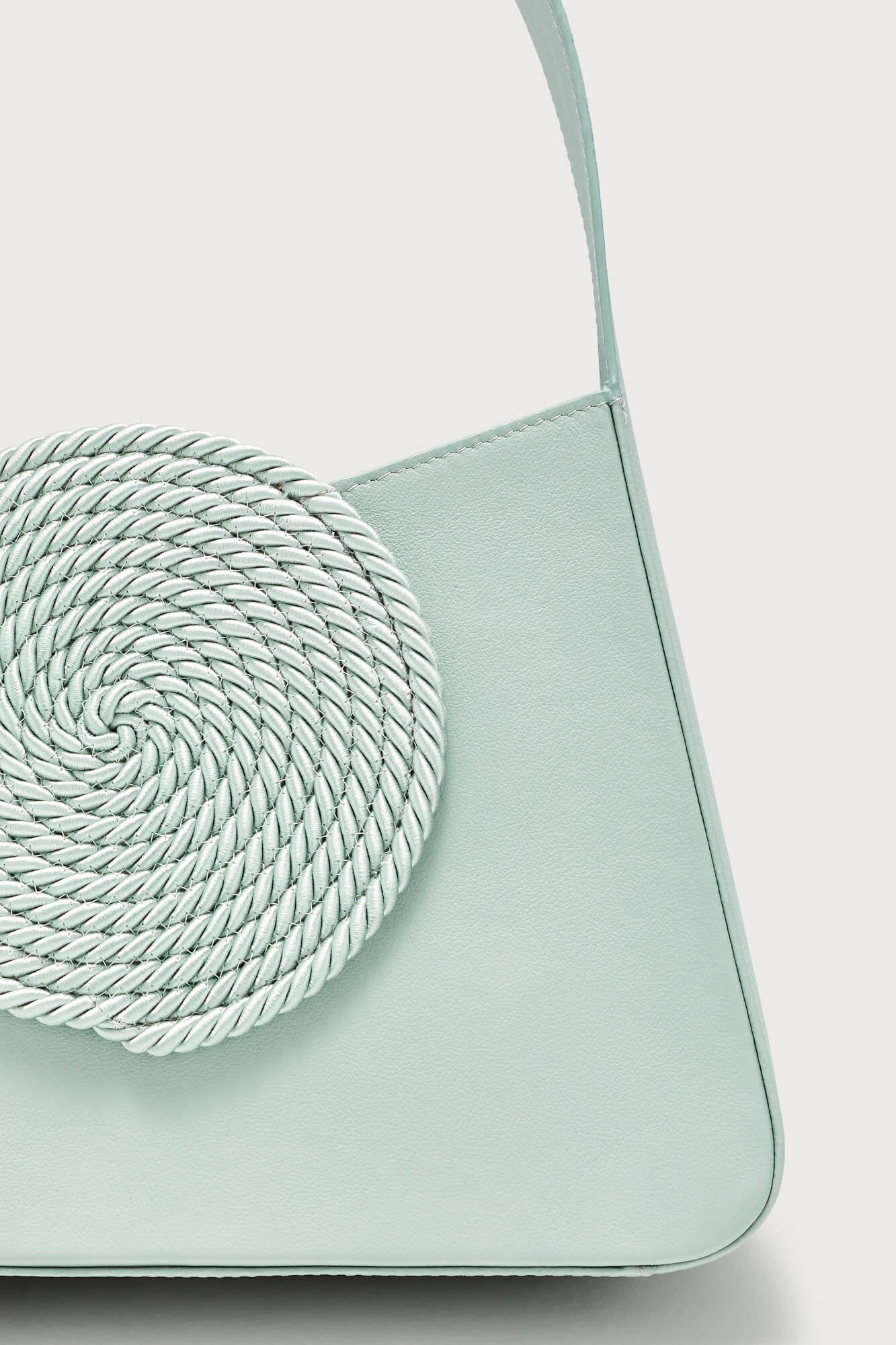 CELADON ALBERT M PASSEMENTERIE Sac passementerie asymétrique en cuir