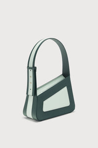 CELADON FOREST ALBERT M FRAMED Sac matelassé en cuir asymétrique