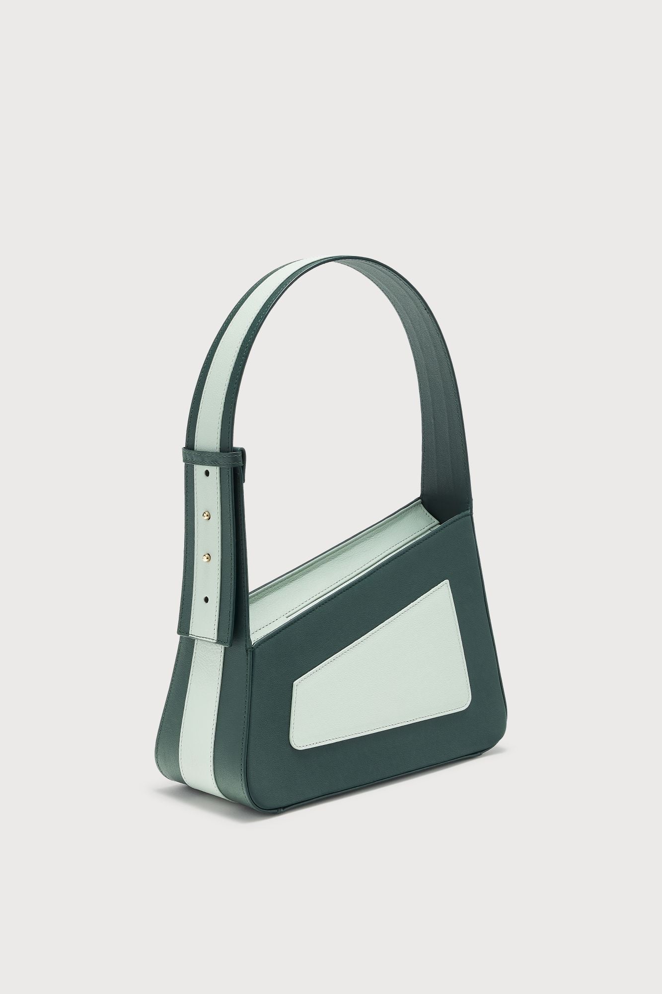 CELADON FOREST ALBERT M FRAMED Sac matelassé en cuir asymétrique