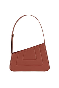 RUST ALBERT M QUILTED Sac matelassé en cuir asymétrique