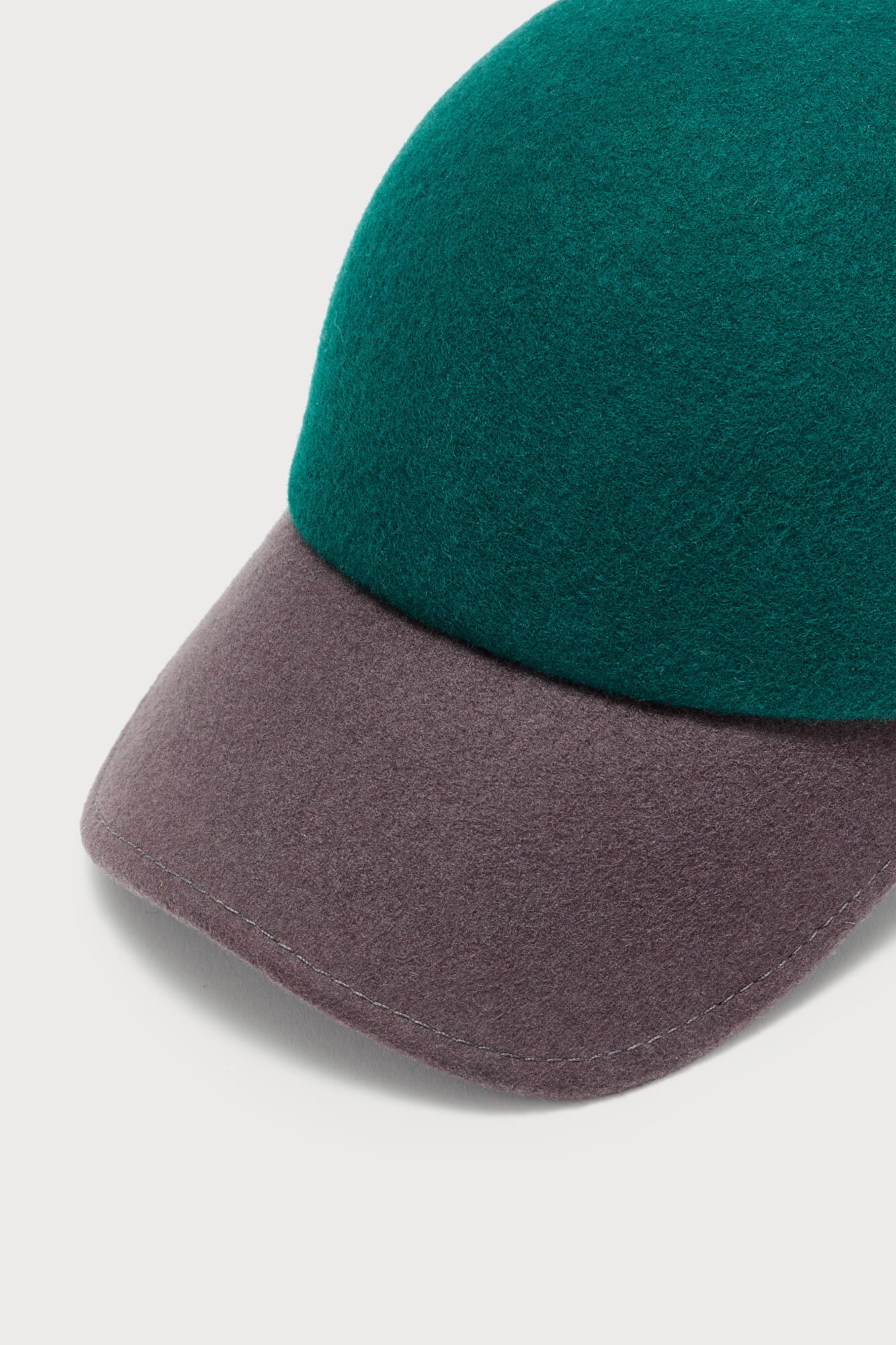 GREEN RAYMOND HAT capuchon en feutre