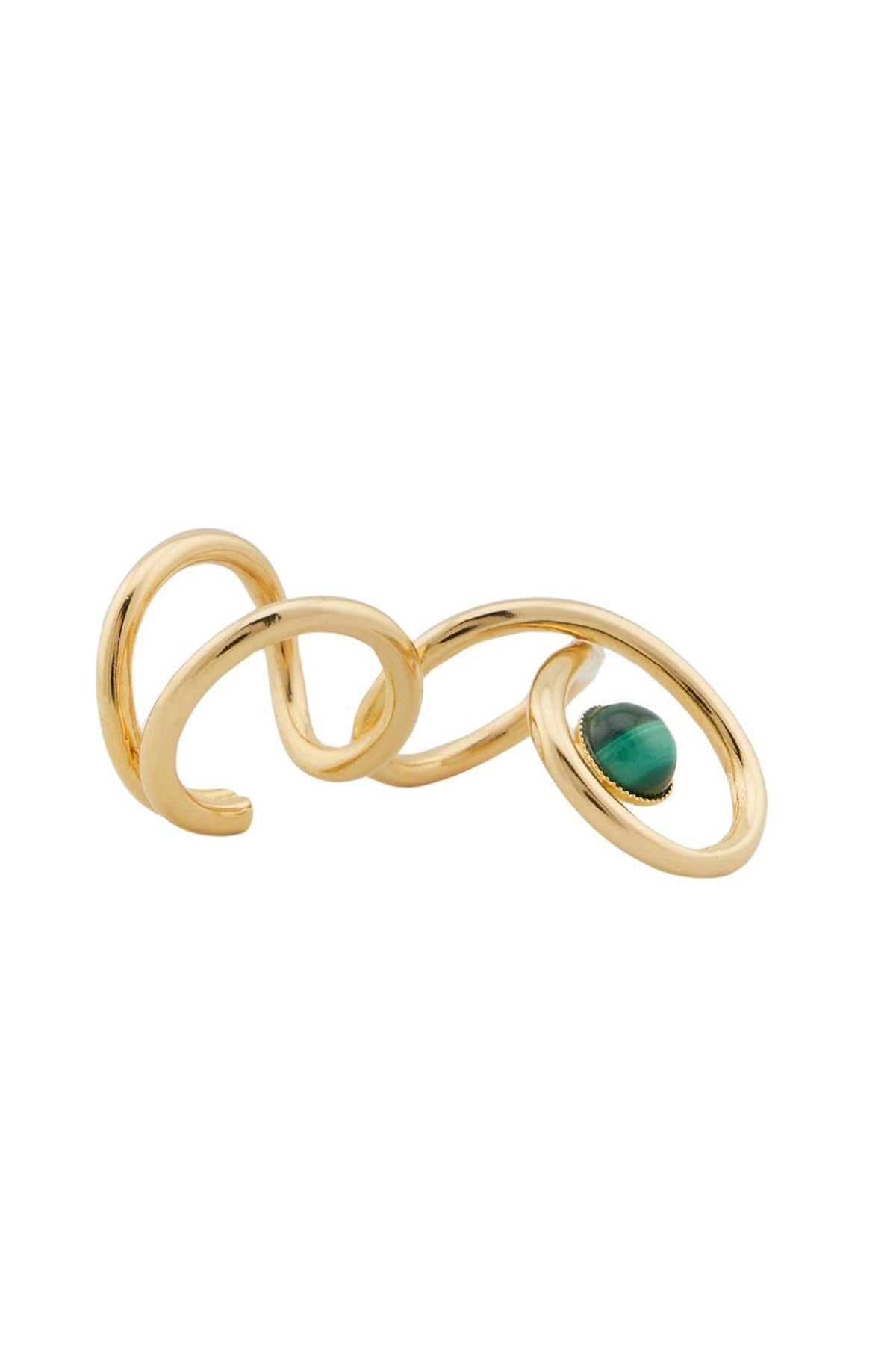 GREEN // LOUISE DOUBLE RINGS