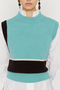CELADON & BROWN FRIDA VEST haut en tricot sans manches