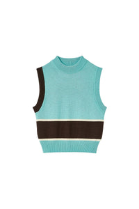 CELADON & BROWN FRIDA VEST haut en tricot sans manches