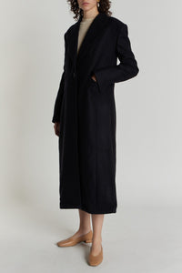 BLACK  BARBARA COAT Manteau en laine oversize