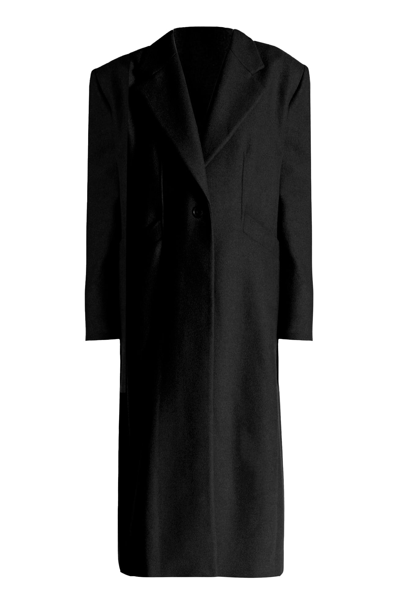 BLACK  BARBARA COAT Manteau en laine oversize