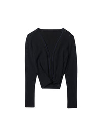 BLACK LE GILET NOUE