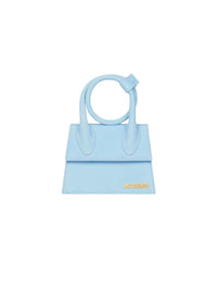 Sac Chiquito Nœud en cuir - Light Blue