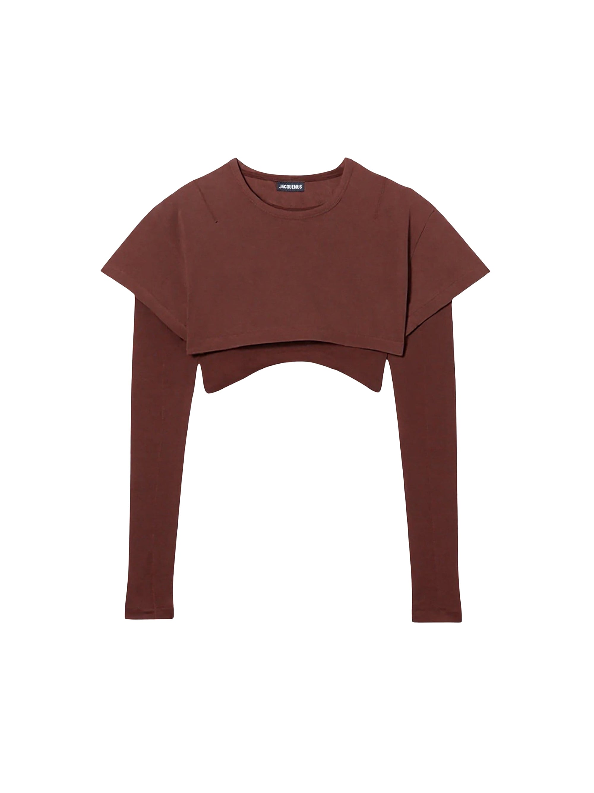 DARK BROWN LE DOUBLE TSHIRT