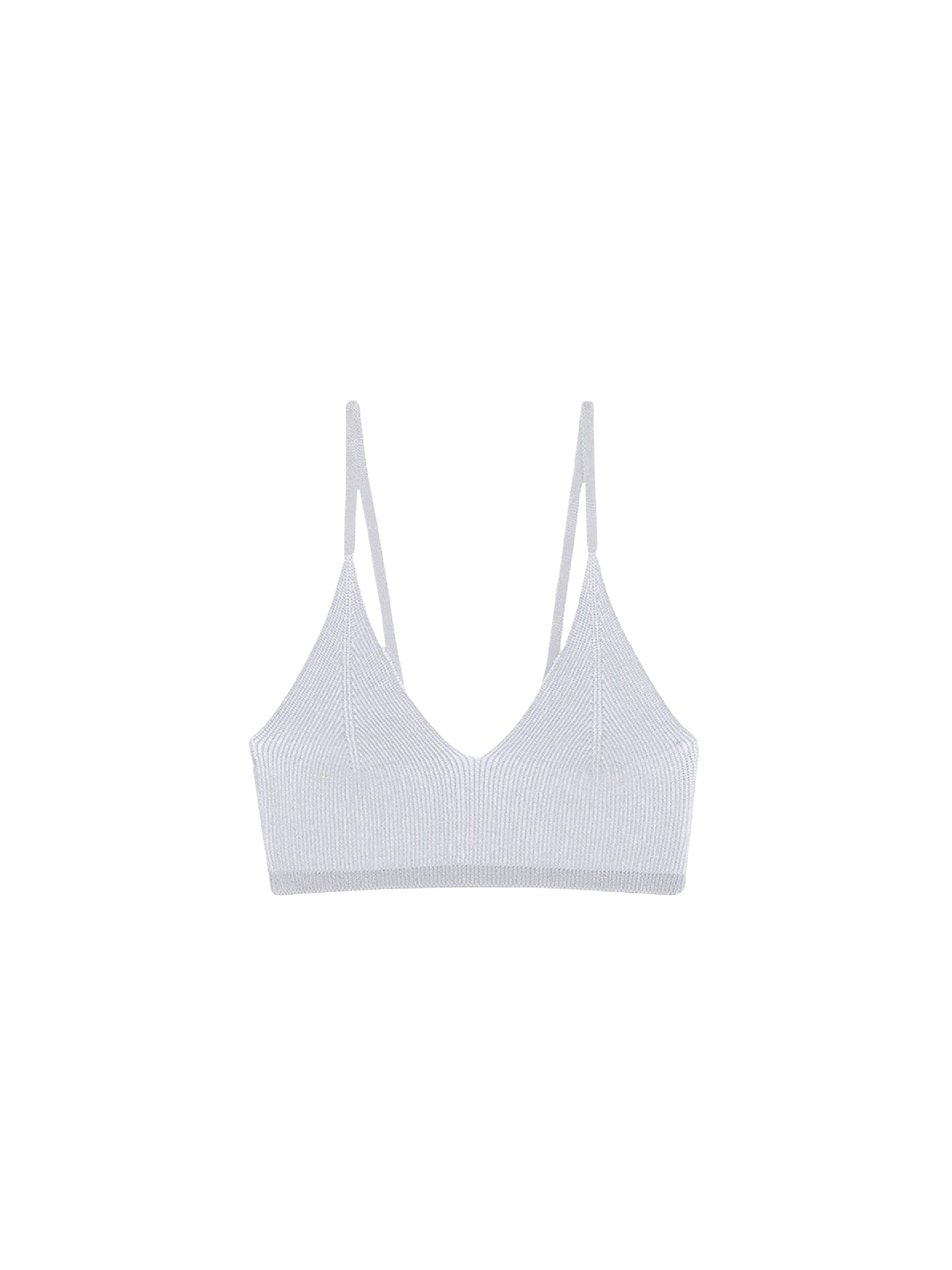 Brassière Valensole en maille - Light Grey