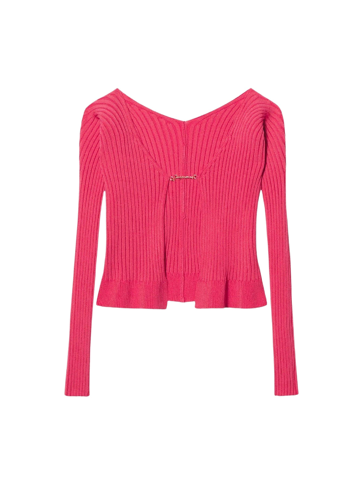 90€ / 1 sold //70 QTY / ST1%   Cardigan Pralu à manches longues en maille - Pink