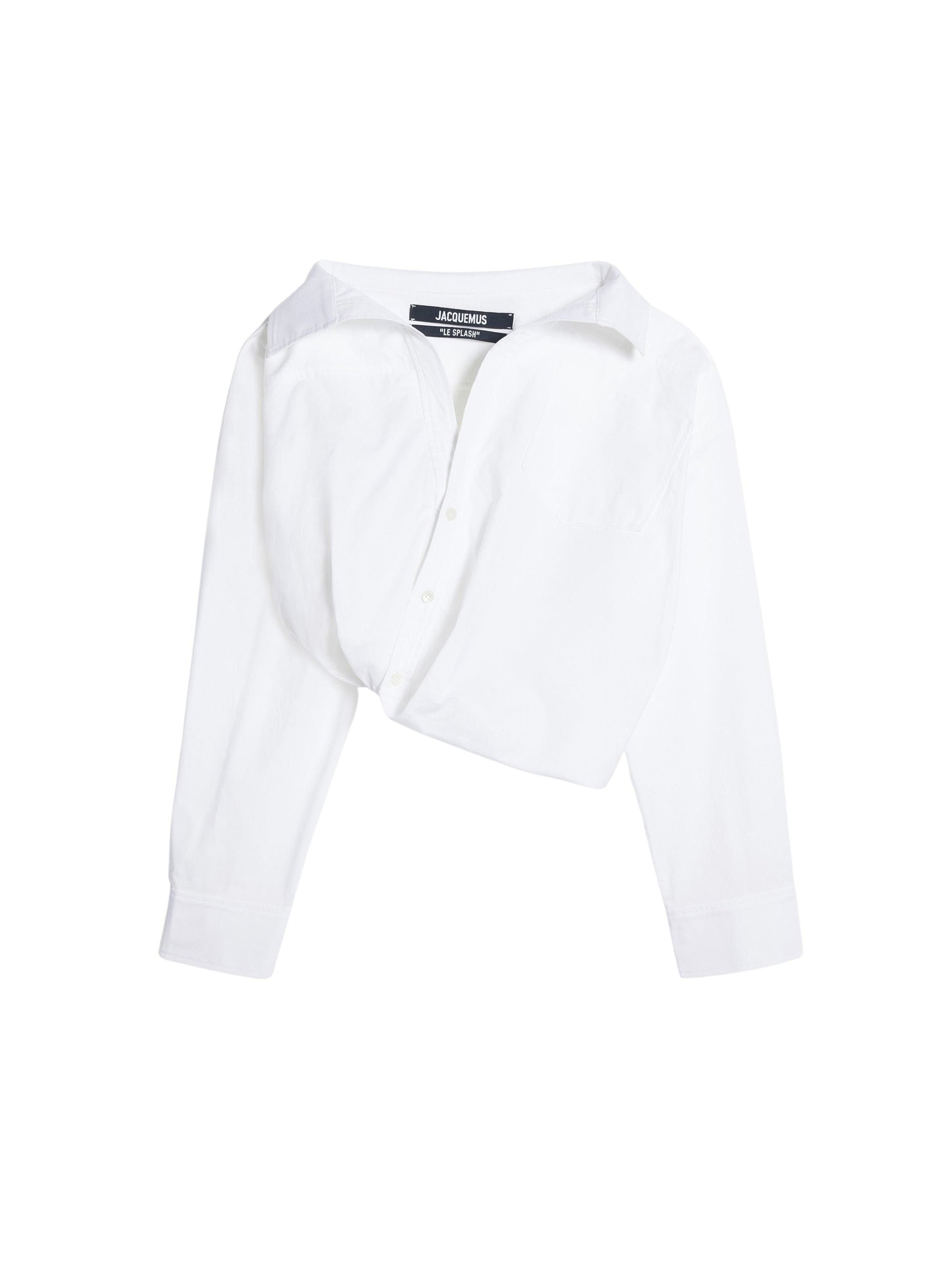 Chemise Mejean twistée - White