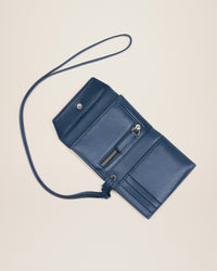 Porte Jacquemus en cuir - Navy