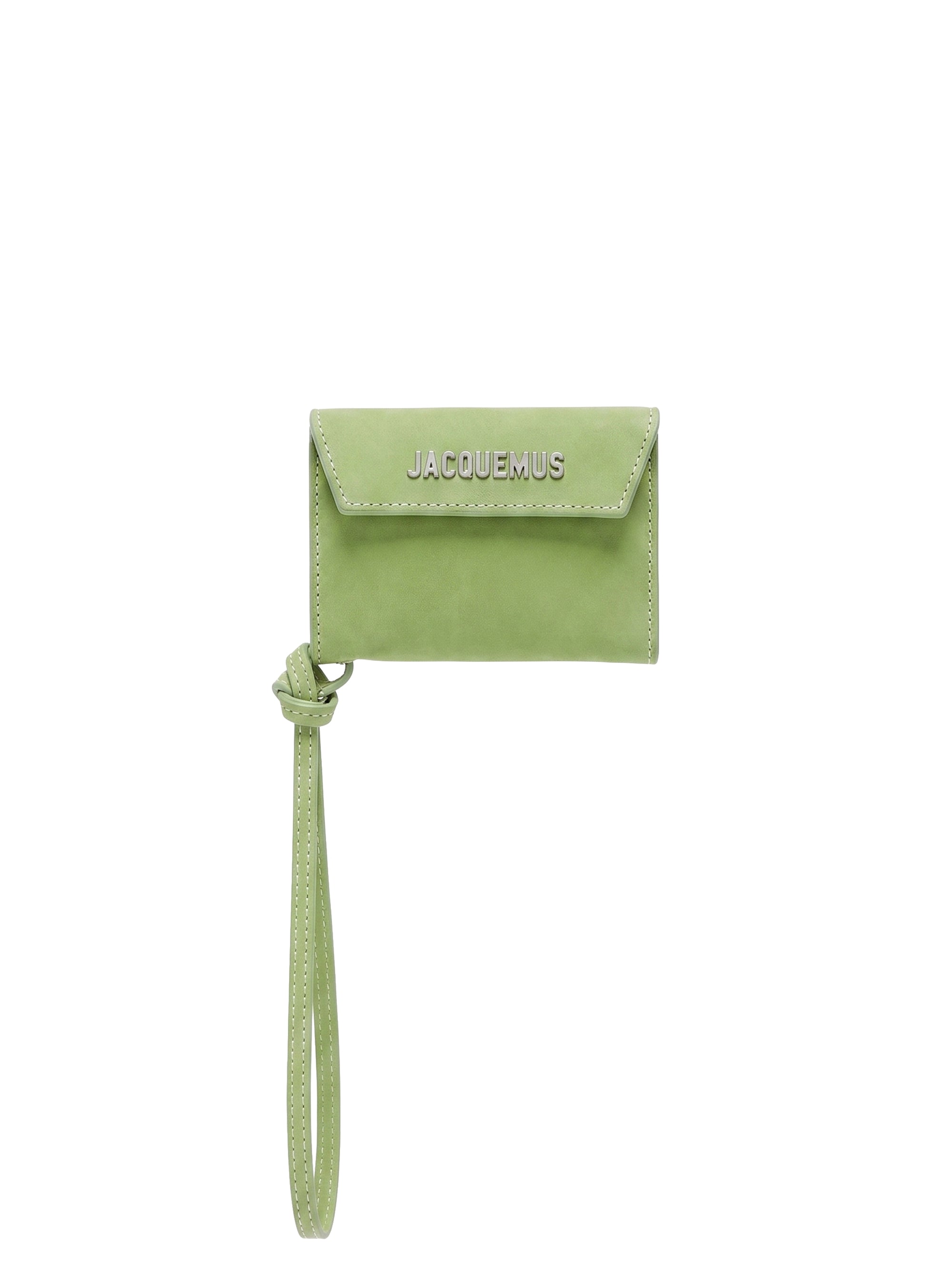 Porte-cartes à logo en cuir - Green