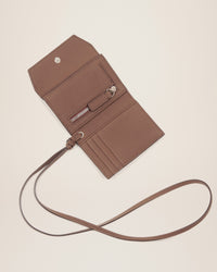 Porte Jacquemus en cuir - Brown