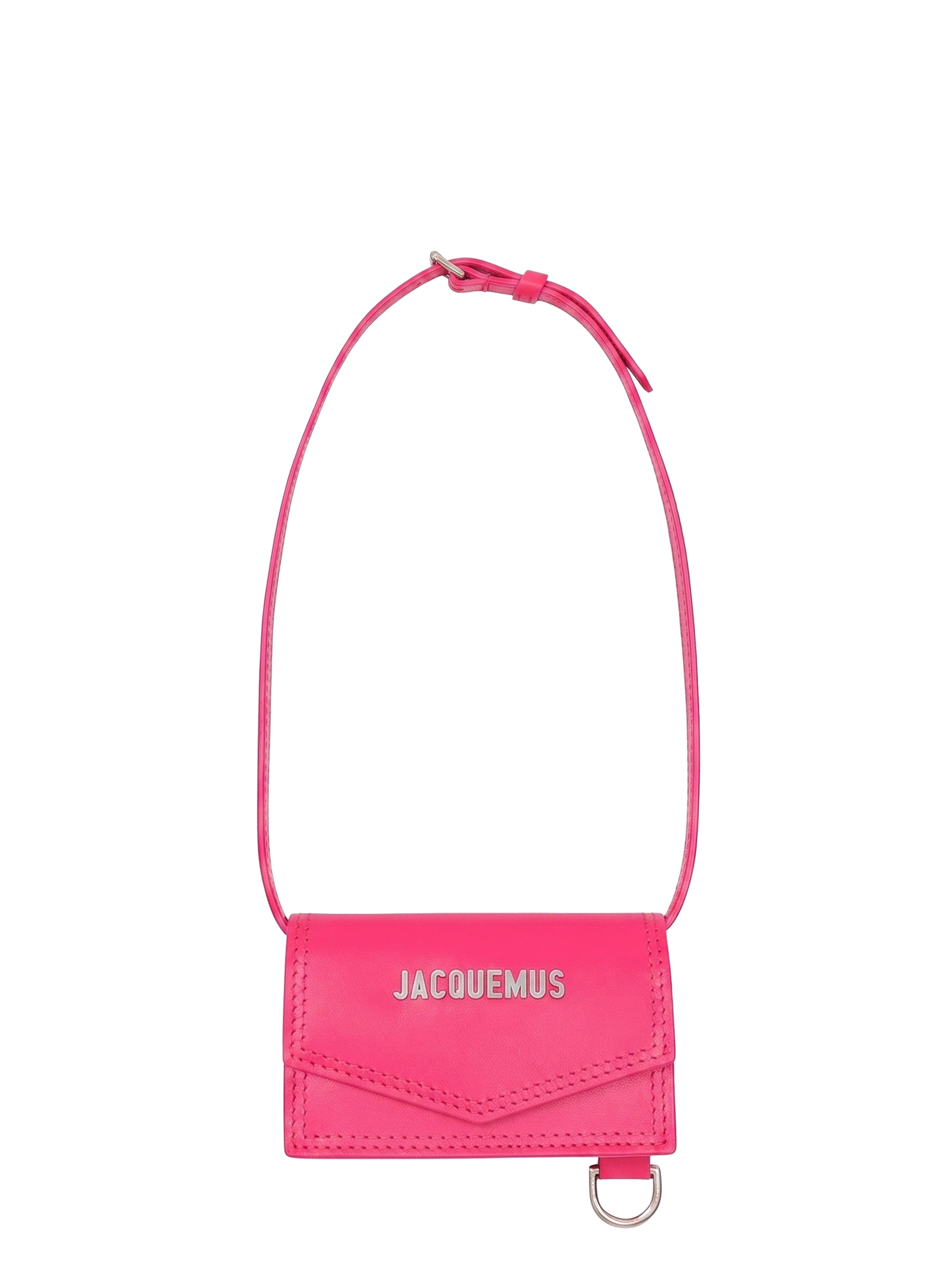 Porte-cartes Azur en cuir - Dark Pink