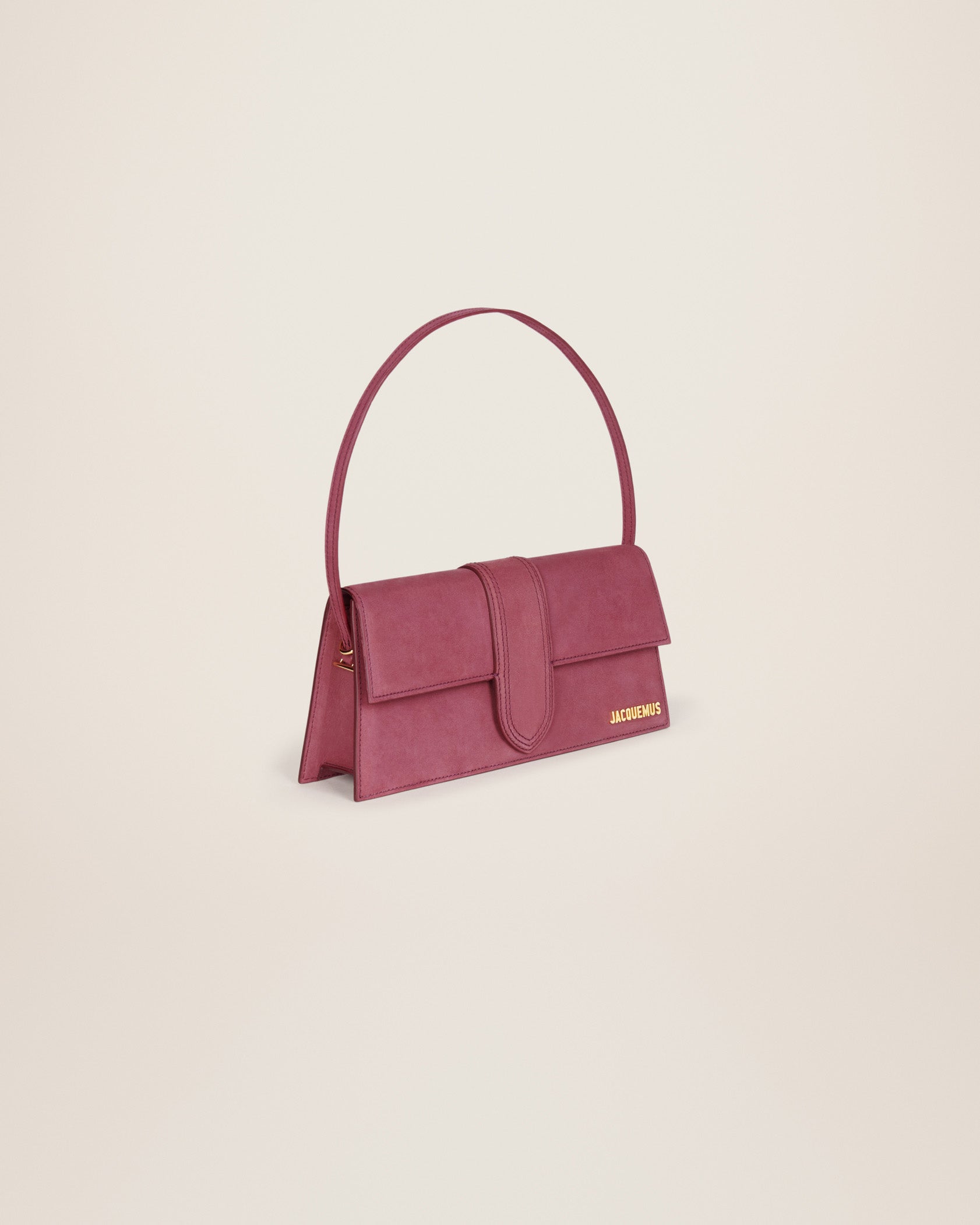 Sac long Bambino en cuir - Burgundy