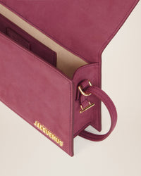 Sac long Bambino en cuir - Burgundy